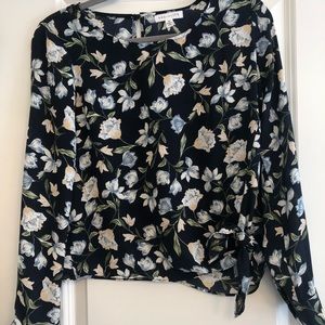 Flower print top